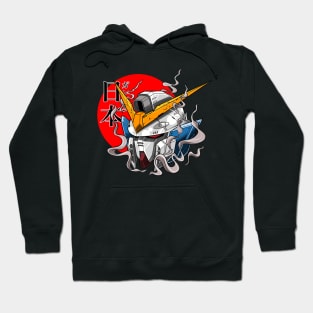 WING GUNDAM XXXG-01W JAPANESE STYLE STREET KANJI Hoodie